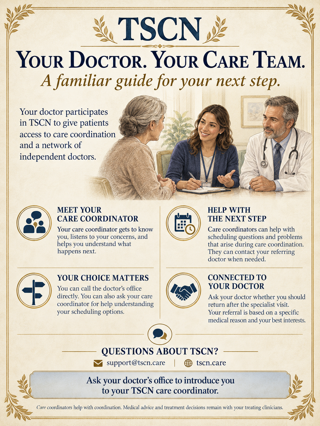 TSCN patient guide: Your Doctor. Your Care Team.